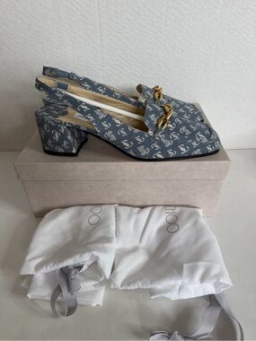 NIB Jimmy Choo Diamond Tilda 45 slingback pumps
